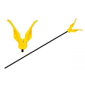 SUPORT LANSETE V GALBEN 45CM