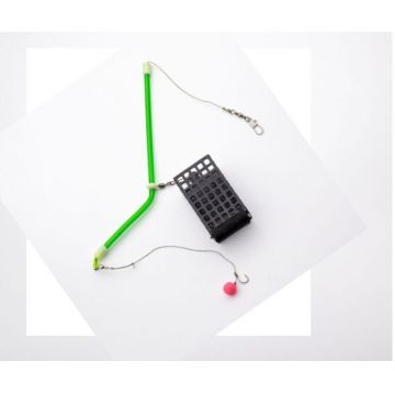 Montura Accesorii pescuit > Nada si momeli cu cosulet pentru crap carlig legat cu spin