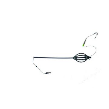montura pescuit crap cu momitor 25g,carlig legat pe fir de par