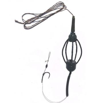 Montura pescuit crap momitor autointepare   50g,45 lb,carlig legat pe fir de par