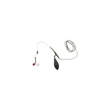 Montura pescuit  ronnie rig crap pentru plantat, leadcore 45 lb plumb pierdut , carlig legat , prokarpfishing