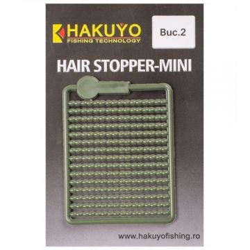 OPRITOARE BOILIES HAKUYO HAIR STOPPER MINI, VERDE, 2BUC/PLIC