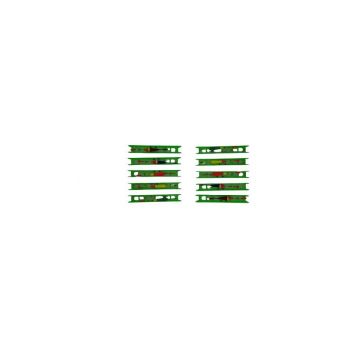 Set 10 Linii Pluta Echilibrata 1 g cu 2 Carlige ,7 metri