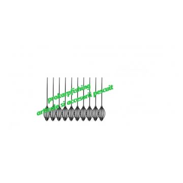set 10 momitoare vopsite plastiafiate 50g cu autointepare si tija lunga