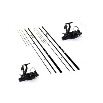 Set 2 Lansete Accesorii pescuit > Nada si momeli cu 2 mulinete hk4000 prokarpfishing , compozit carbon