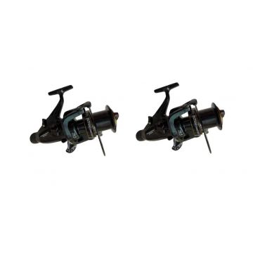 Set 2 mulinete Crap dp8000 cu tambur long-cast,aviator