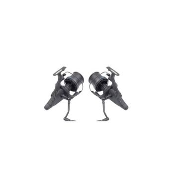 Set 2 Mulinete pentru pescuit la Crap ID 8000 cu tambur metalic, 10 rulmenti si baitrunner
