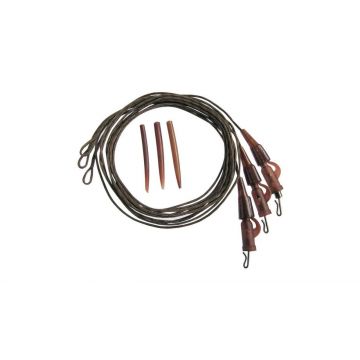 Set 3 Monturi pentru pescuit cu fir leadcore Plumb Pierdut