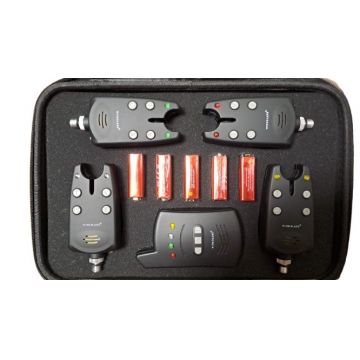 Set 4 avertizori cu statie Wind Blade si geanta de protectie
