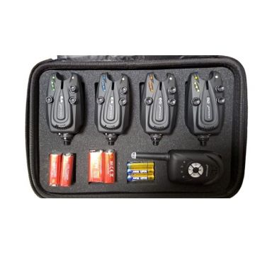 Set 4 avertizori cu statie WindBlade  baterii incluse