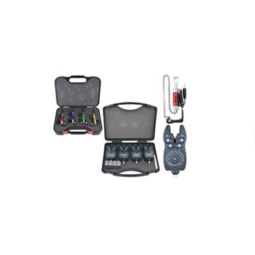 Set 4 avertizori si 4 swingere cu iluminare Baracuda TLI010 cu valigeta transport