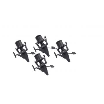 Set 4 Mulinete pentru pescuit la Crap ID 8000 cu tambur metalic, 10 rulmenti si baitrunner Set 4 Mulinete pentru pescuit la Crap ID 8000 cu tambur metalic, 10 rulmenti si baitrunner