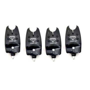 Set 4 senzori-avertizori  pescutit,baterie inclusa 9v