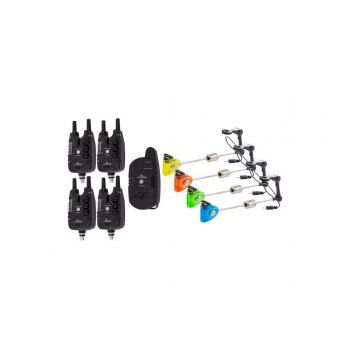 Set 4 senzori cu statie, cu snagbar fix si Set 4 swingere, cu iluminare color