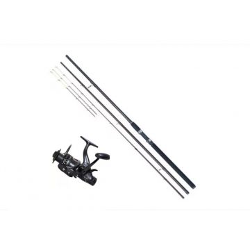 Set Accesorii pescuit > Nada si momeli cu lanseta delta de 3.9m si mulineta hk4000 cu 11 rulmenti