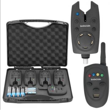 Set avertizoare wireless Baracuda HX-4000A + receptor, 4 bucati, negru