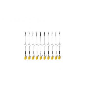Set  cu 10 carlige legate echilibrate cu porumb flotant siliconat