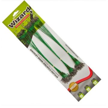 Set de strune pentru pescuit la stiuca, Wizard, Verde/Negru, , 12 kg, 72 bucati
