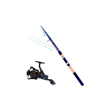 Set lanseta Travel Accesorii pescuit > Nada si momeli telescopica  si mulineta XP30R -putere 60/120g