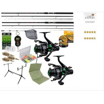 SET pescuit  Accesorii pescuit > Nada si momeli  CARP EXPERT SMART cu 2 lansete