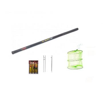 Set undita pescuit, carbon compozit cu accesorii si juvelnic
