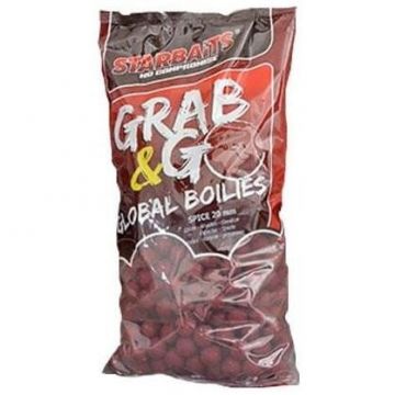 Boiles StarBaits G&G Global 20mm, 1kg (Aroma: Capsuni)