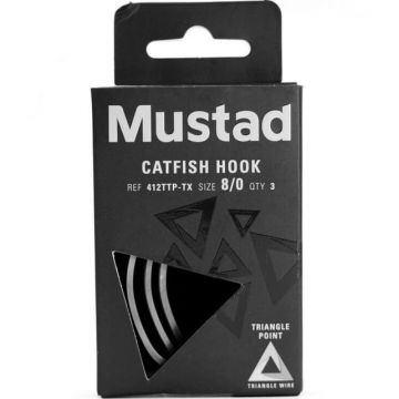 Carlige somn Mustad Triangle Catfish, 3buc (Marime Carlige: Nr. 7/0)