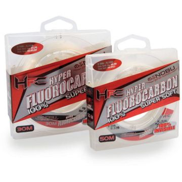 Fir LineaEffe Hyper Fluorocarbon Super Soft, transparent, 50m (Diametru fir: 0.10 mm)