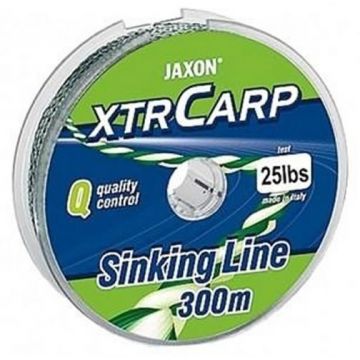 Fir textil Jaxon ProCarp Sinking verde, 300m (Rezistenta: 25 lbs)