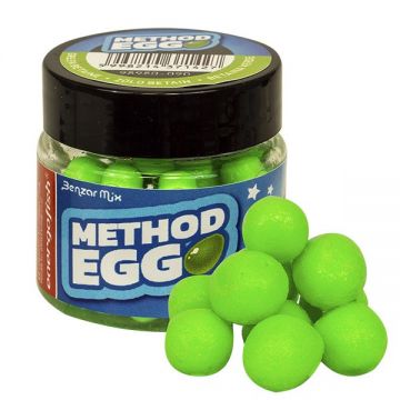 Pop Up Benzar Method Egg critic echilibrat, 8mm (Aroma: Capsuni)