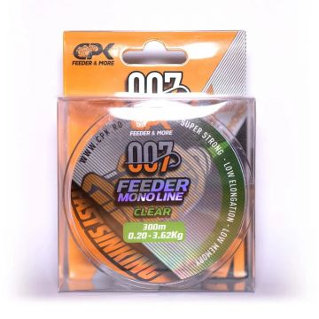 Fir Monofilament CPK Feeder Monoline, Clear, 300m (Diametru fir: 0.20 mm)
