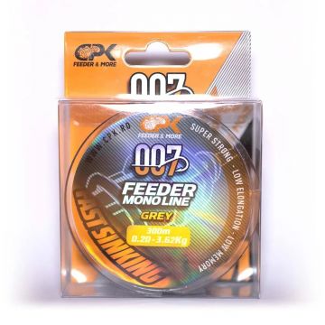 Fir Monofilament CPK Feeder Monoline, Grey, 300m (Diametru fir: 0.22 mm)