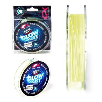 Fir Monofilament CPK Glow Supercast, Alb Stralucitor, 300m (Diametru fir: 0.37 mm)