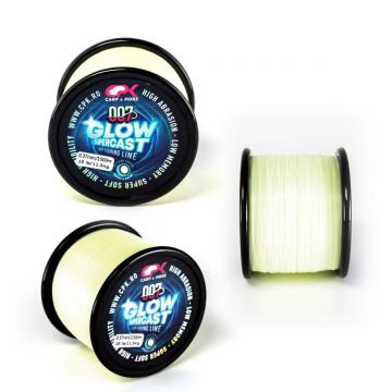Fir Monofilament CPK Glow Supercast, Alb Stralucitor, 800m - 1000m (Diametru fir: 0.26 mm)