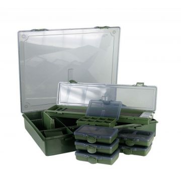 Set 8 cutii multifunctionale Carp Pro, 36.5x29.5x6.5cm