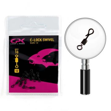 Vartej CPK C-Lock Swivel, 10buc/plic (Marime vartej: Nr. 12)