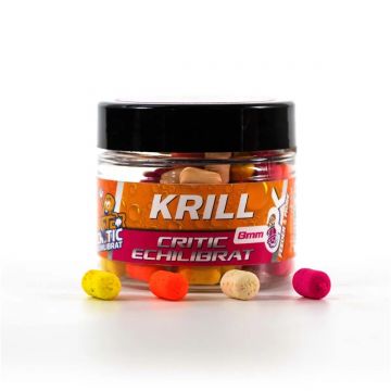 Boilies de Carlig Dumbells Critic Echilibrate CPK Feeder, 8mm, 25g (Aroma: Krill)