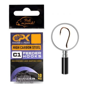 Carlige CPK C1 Feeder Hooks, 10buc/plic (Marime Carlige: Nr. 14)