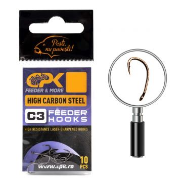 Carlige CPK C3 Feeder Hooks, 10buc/plic (Marime Carlige: Nr. 12)