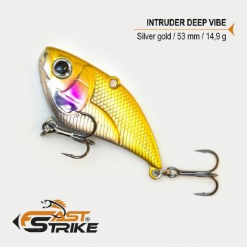 Cicada Fast Strike Intruder Deep Vib, Silver Gold 005, 5.3cm, 14.9g