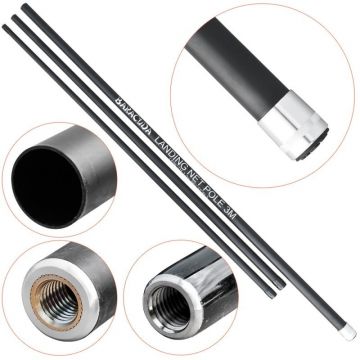 Coada de minciog cu doua capete de prindere, 2.20m -3.20m, 3 tronsoane