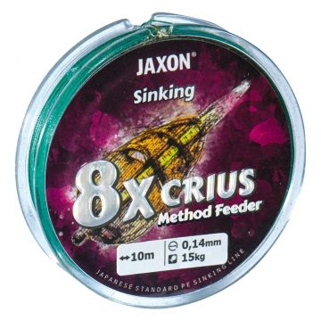 Fir Textil Jaxon Crius PE X8 Method Feeder Sinking, 10m (Diametru fir: 0.10 mm)