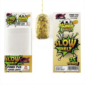 Pungi PVA CPK Bagman, Slow Melt, 25buc (Varianta: 55/120mm)