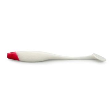 Shad Fast Strike Huky Kuky, White Red Head, 11.5cm, 4.3g, 10buc/plic