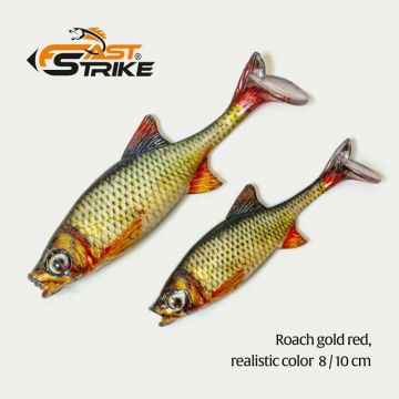 Shad Fast Strike Roach Shad 8cm/5g, culoare RGR