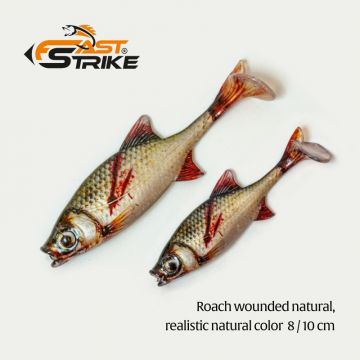 Shad Fast Strike Roach Shad 8cm/5g, culoare RWN