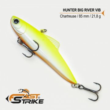 Vobler Fast Strike Hunter Big River Vib, Chartreuse 002, 8.50cm, 21.80g