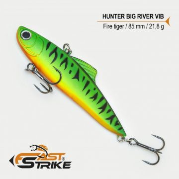 Vobler Fast Strike Hunter Big River Vib, Fire Tiger 001, 8.50cm, 21.80g