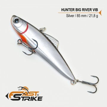 Vobler Fast Strike Hunter Big River Vib, Silver 005, 8.50cm, 21.80g