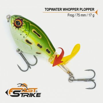 Vobler Fast Strike Top Water, Frog 012, 7.5cm, 17g